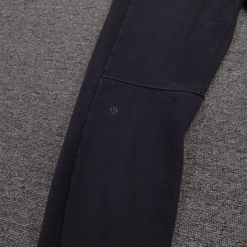Lululemon Sweatpants Mens Small 32x29 Black Knit Jogger Elastic Waist Pockets